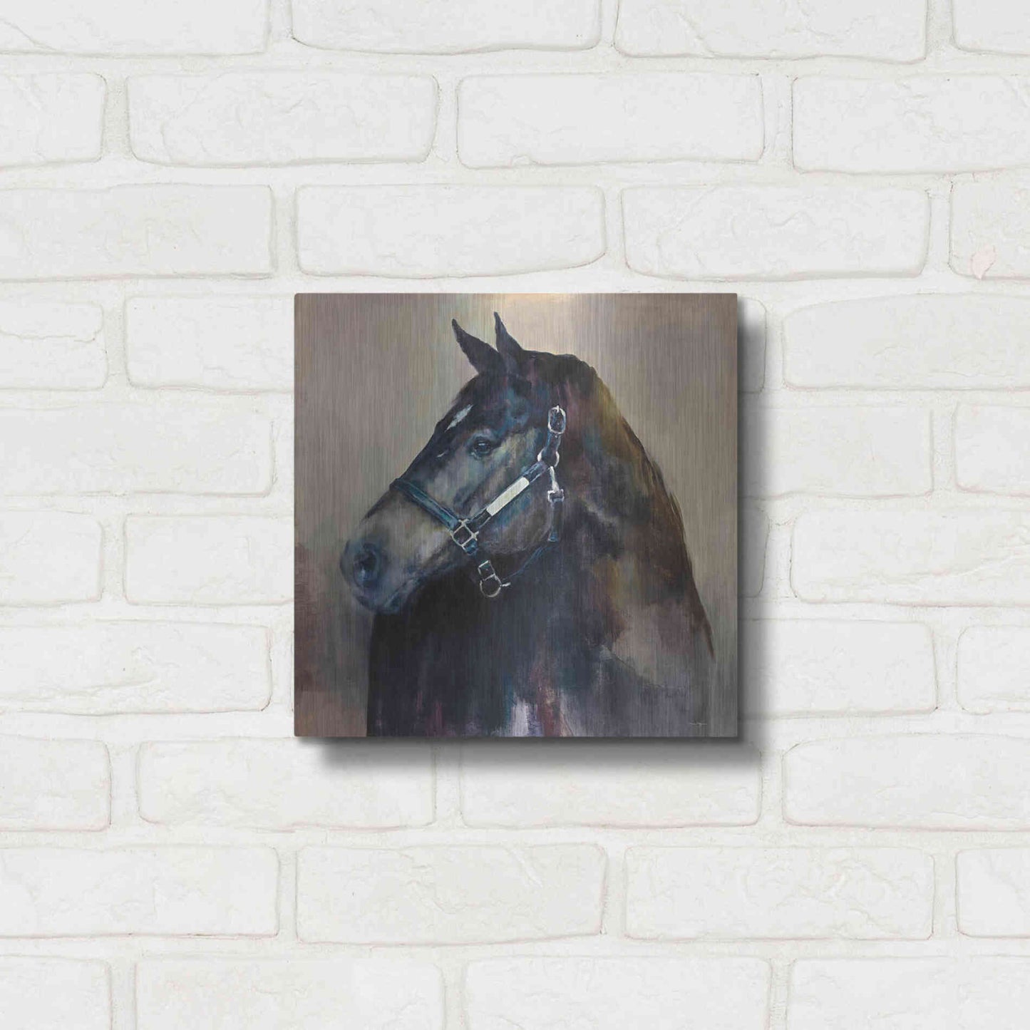 Luxe Metal Art 'Ritzy Light' by Marilyn Hageman, Metal Wall Art,12x12
