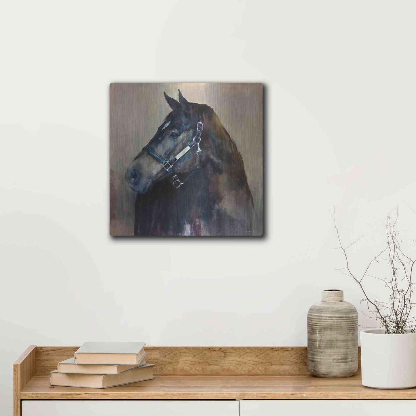 Luxe Metal Art 'Ritzy Light' by Marilyn Hageman, Metal Wall Art,12x12