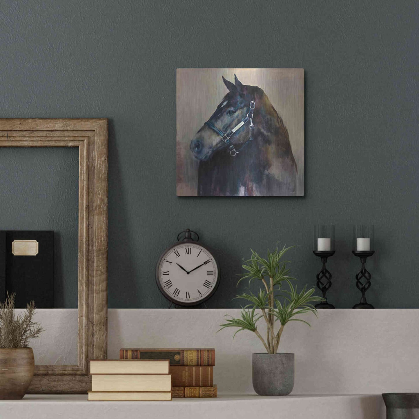 Luxe Metal Art 'Ritzy Light' by Marilyn Hageman, Metal Wall Art,12x12