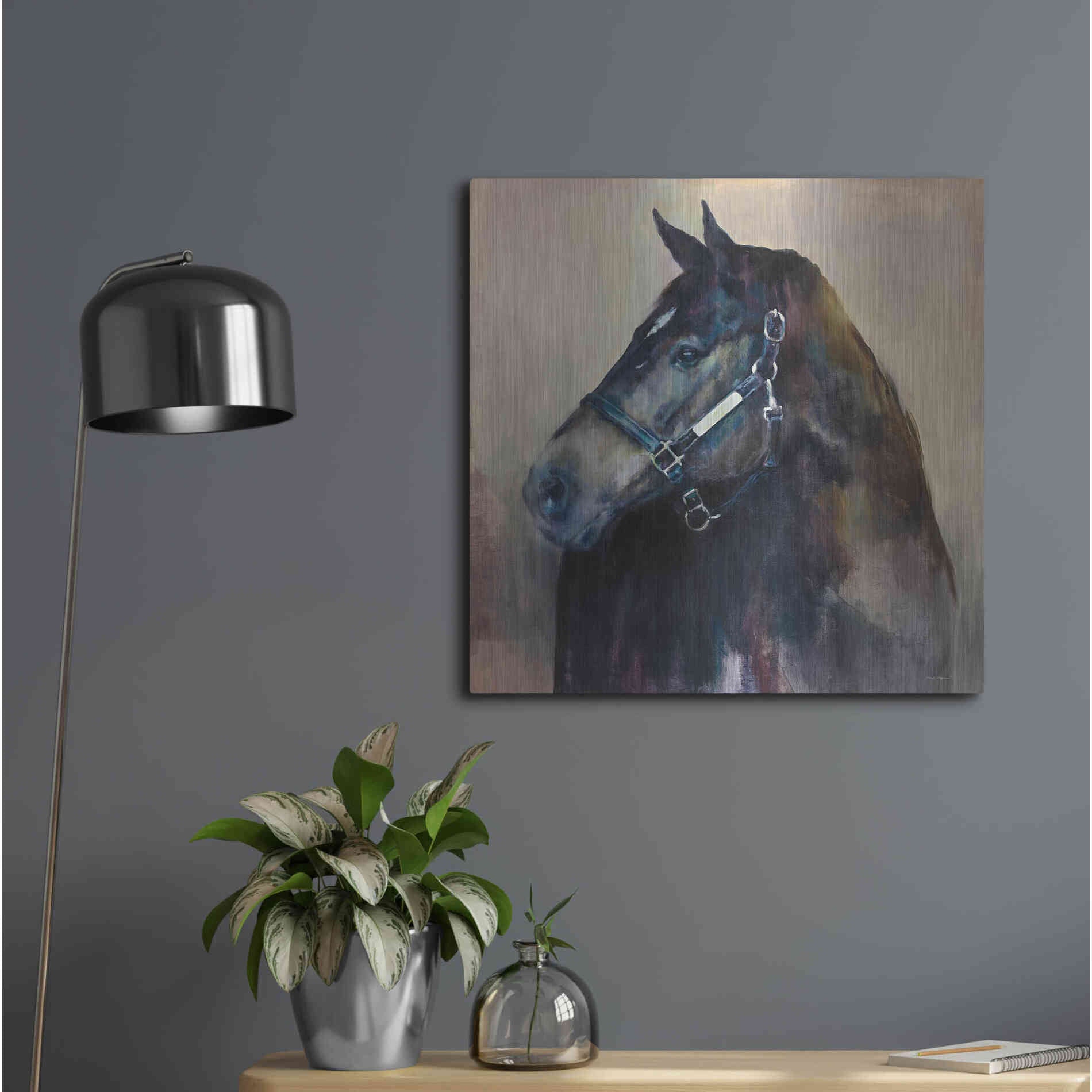 Luxe Metal Art 'Ritzy Light' by Marilyn Hageman, Metal Wall Art,24x24