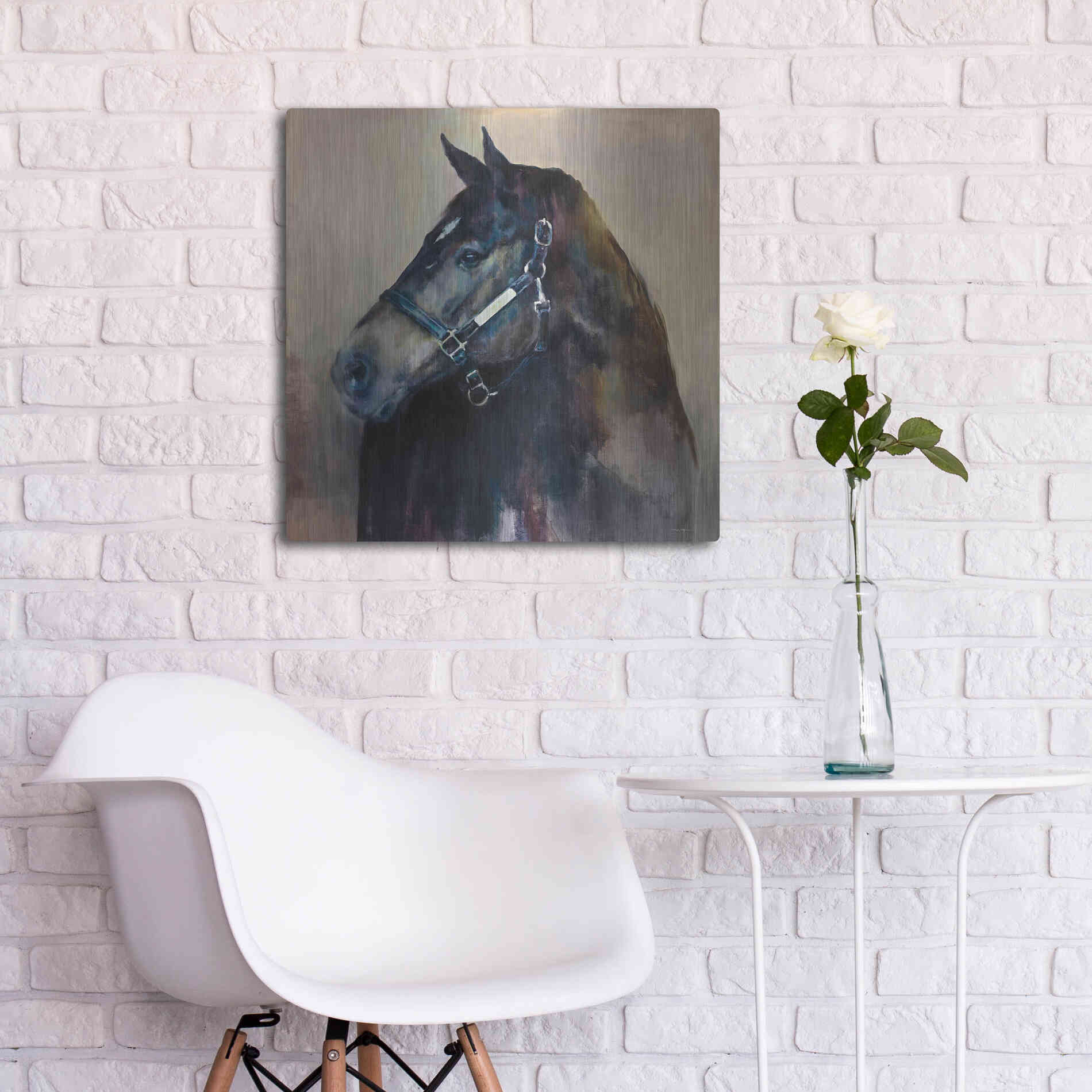 Luxe Metal Art 'Ritzy Light' by Marilyn Hageman, Metal Wall Art,24x24