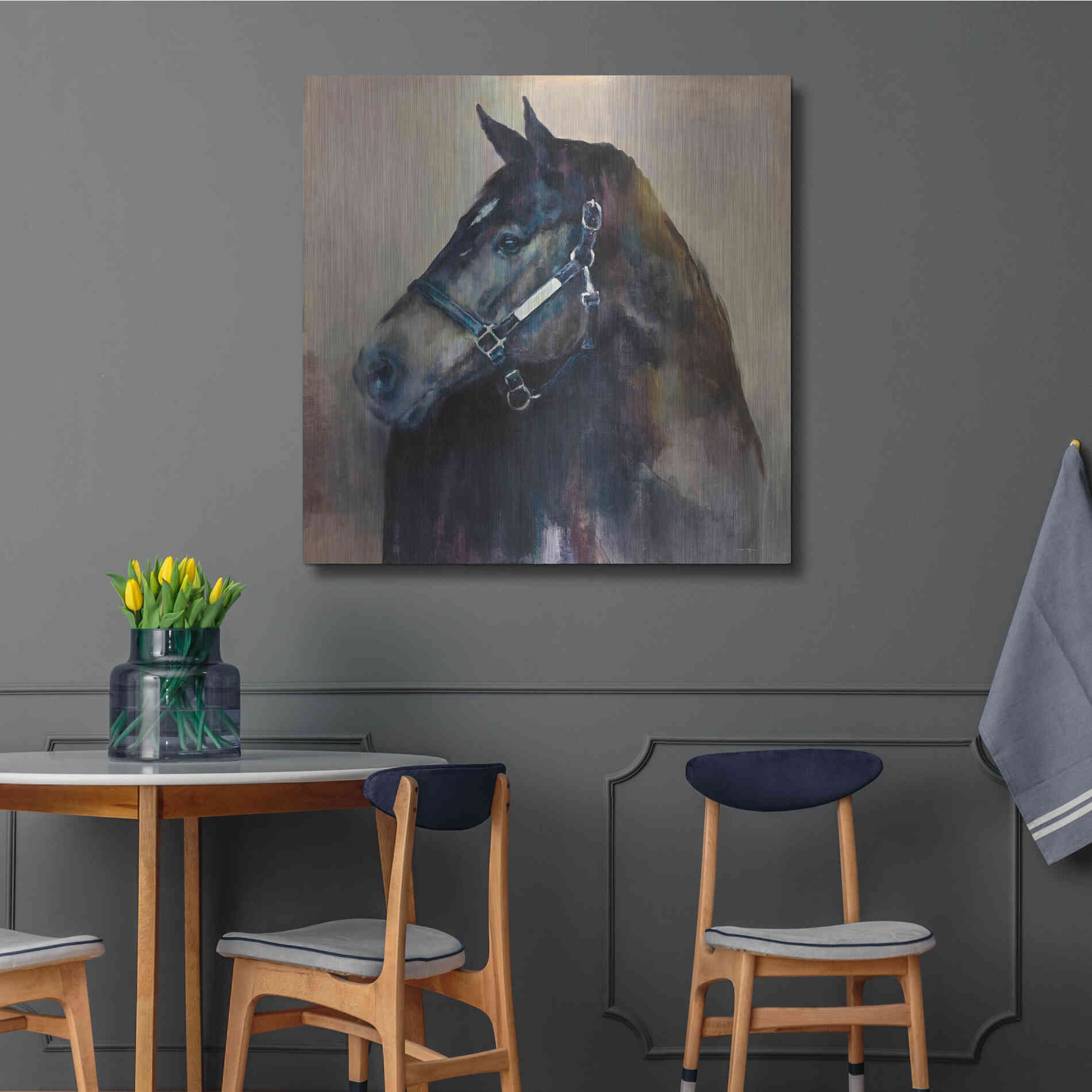 Luxe Metal Art 'Ritzy Light' by Marilyn Hageman, Metal Wall Art,36x36