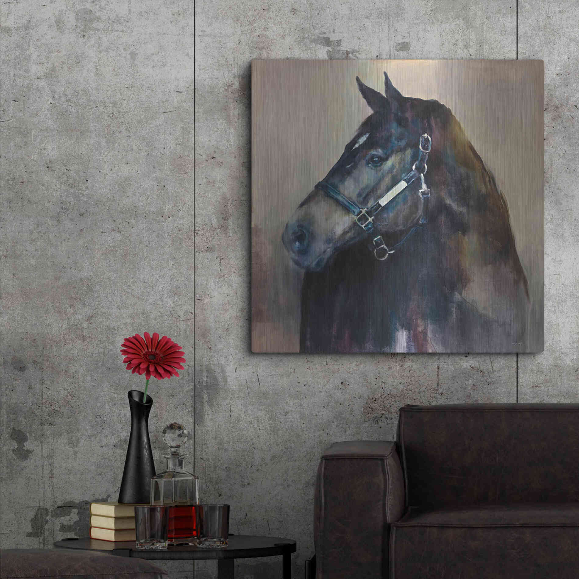 Luxe Metal Art 'Ritzy Light' by Marilyn Hageman, Metal Wall Art,36x36