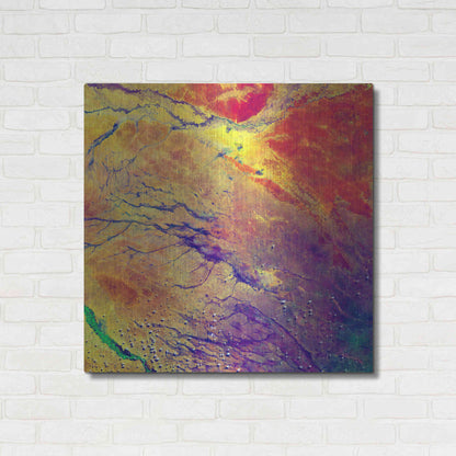 Luxe Metal Art 'Earth As Art: A Study in Color' Metal Wall Art,36x36
