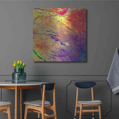 Luxe Metal Art 'Earth As Art: A Study in Color' Metal Wall Art,36x36