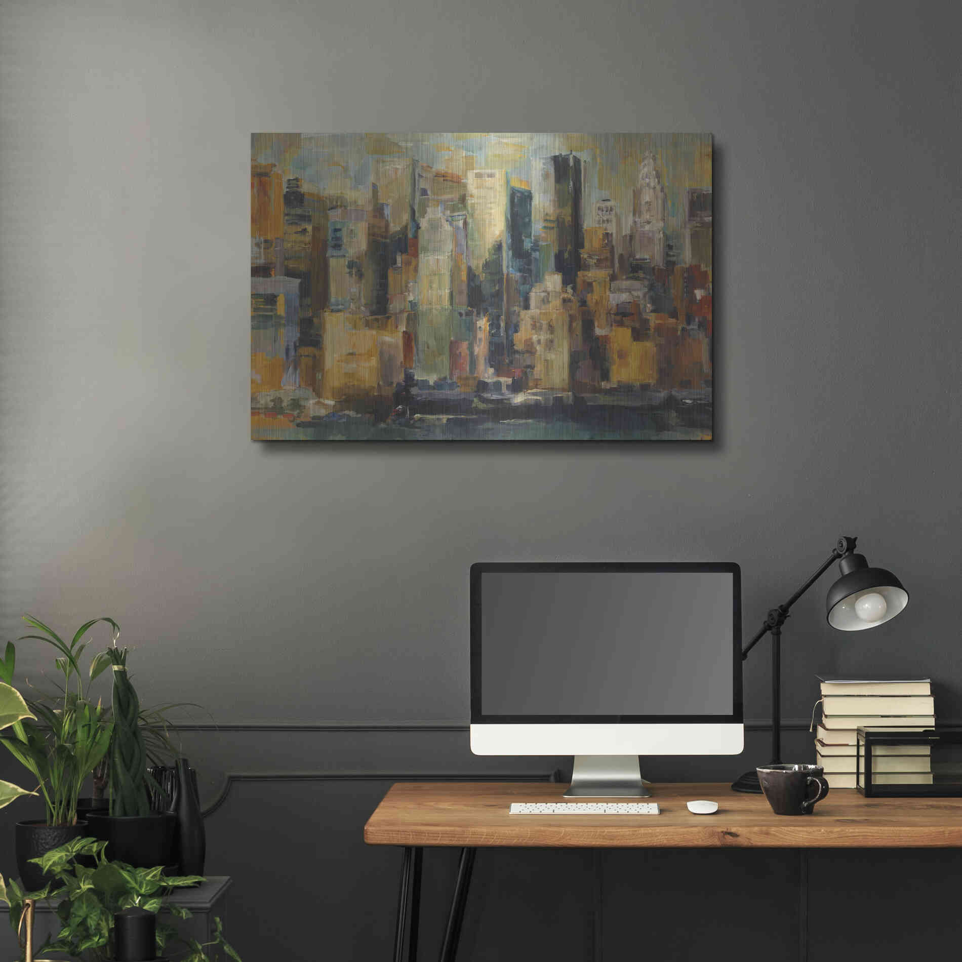 Luxe Metal Art 'New York New York' by Marilyn Hageman, Metal Wall Art,36x24