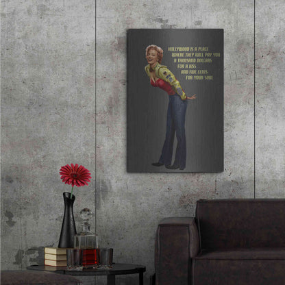 Luxe Metal Art 'Eternal Speedway Marilyn' by Chris Consani, Metal Wall Art,24x36