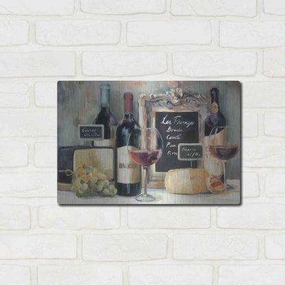 Luxe Metal Art 'Les Fromages' by Marilyn Hageman, Metal Wall Art,16x12