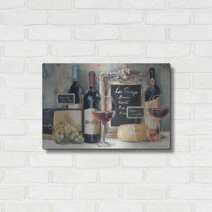 Luxe Metal Art 'Les Fromages' by Marilyn Hageman, Metal Wall Art,24x16