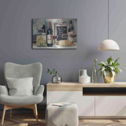Luxe Metal Art 'Les Fromages' by Marilyn Hageman, Metal Wall Art,24x16
