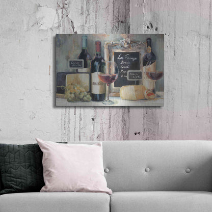 Luxe Metal Art 'Les Fromages' by Marilyn Hageman, Metal Wall Art,36x24