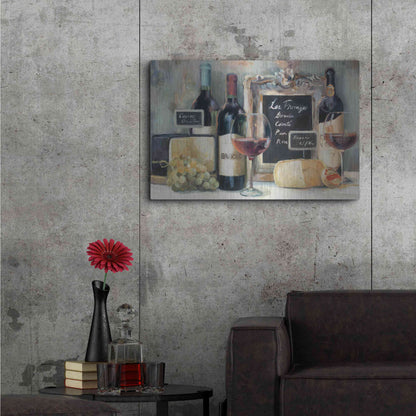 Luxe Metal Art 'Les Fromages' by Marilyn Hageman, Metal Wall Art,36x24