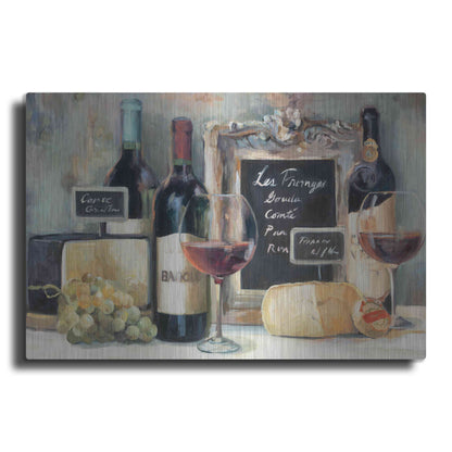 Luxe Metal Art 'Les Fromages' by Marilyn Hageman, Metal Wall Art