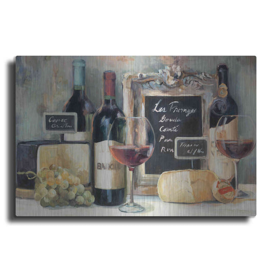 Luxe Metal Art 'Les Fromages' by Marilyn Hageman, Metal Wall Art