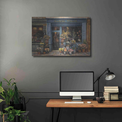 Luxe Metal Art 'Lartisan Fleuriste' by Marilyn Hageman, Metal Wall Art,36x24