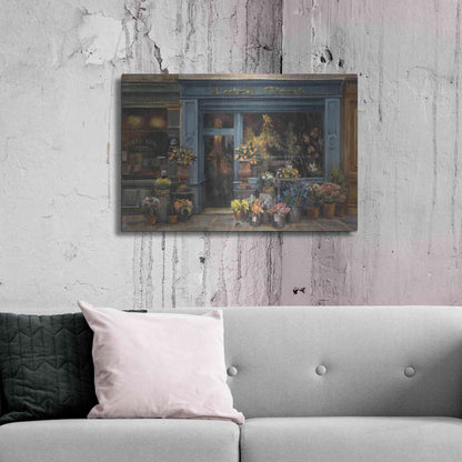 Luxe Metal Art 'Lartisan Fleuriste' by Marilyn Hageman, Metal Wall Art,36x24