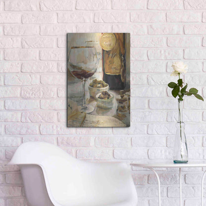 Luxe Metal Art 'Award Winning Wine I' by Marilyn Hageman, Metal Wall Art,16x24