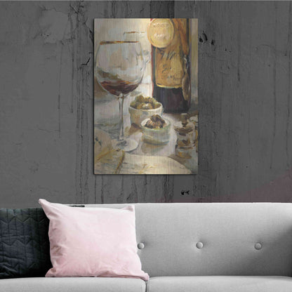 Luxe Metal Art 'Award Winning Wine I' by Marilyn Hageman, Metal Wall Art,24x36