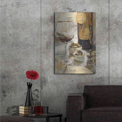 Luxe Metal Art 'Award Winning Wine I' by Marilyn Hageman, Metal Wall Art,24x36