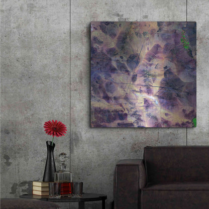 Luxe Metal Art 'Earth As Art: Contrails' Metal Wall Art,36x36