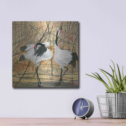 Luxe Metal Art 'Longevity' by River Han, Metal Wall Art,12x12