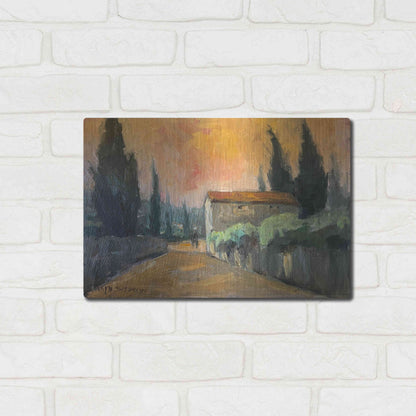 Luxe Metal Art 'French Farm' by Allayn Stevens, Metal Wall Art,16x12