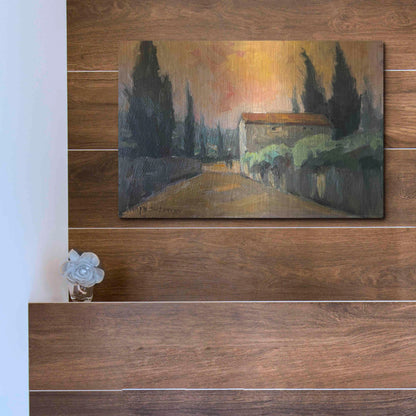 Luxe Metal Art 'French Farm' by Allayn Stevens, Metal Wall Art,16x12