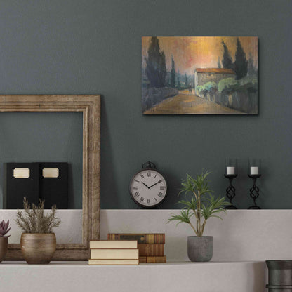 Luxe Metal Art 'French Farm' by Allayn Stevens, Metal Wall Art,16x12