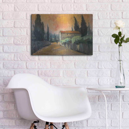 Luxe Metal Art 'French Farm' by Allayn Stevens, Metal Wall Art,24x16