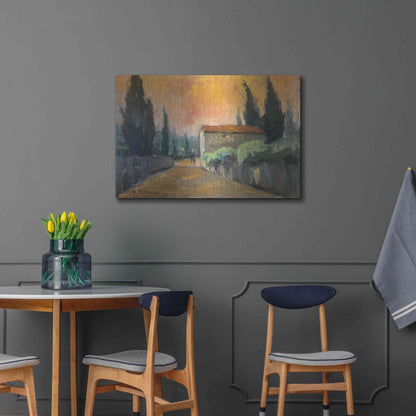 Luxe Metal Art 'French Farm' by Allayn Stevens, Metal Wall Art,36x24