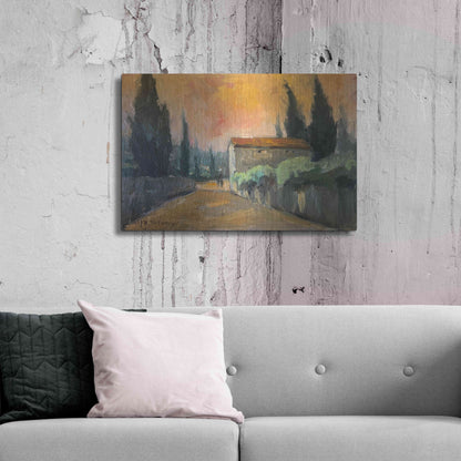 Luxe Metal Art 'French Farm' by Allayn Stevens, Metal Wall Art,36x24