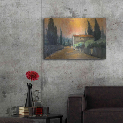 Luxe Metal Art 'French Farm' by Allayn Stevens, Metal Wall Art,36x24