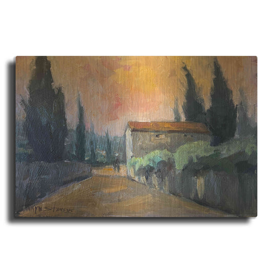 Luxe Metal Art 'French Farm' by Allayn Stevens, Metal Wall Art