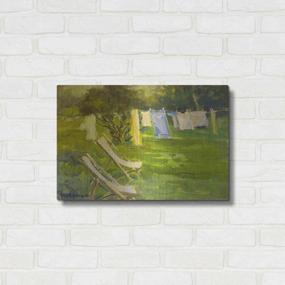 Luxe Metal Art 'French Lundry' by Allayn Stevens, Metal Wall Art,24x16