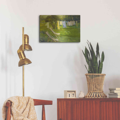 Luxe Metal Art 'French Lundry' by Allayn Stevens, Metal Wall Art,24x16