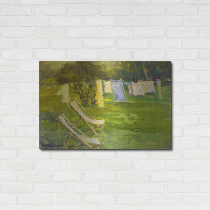 Luxe Metal Art 'French Lundry' by Allayn Stevens, Metal Wall Art,36x24