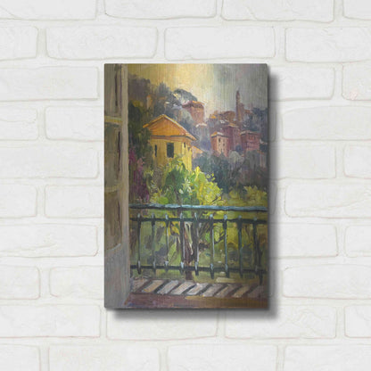 Luxe Metal Art 'French Window' by Allayn Stevens, Metal Wall Art,12x16