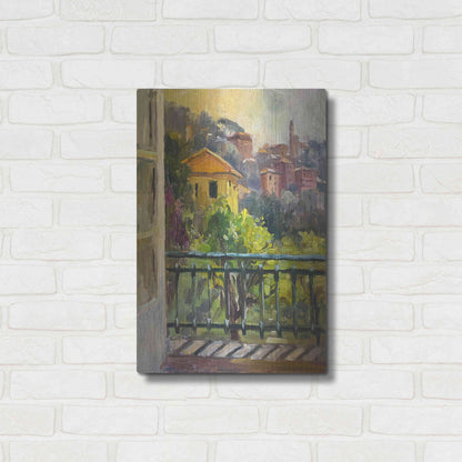 Luxe Metal Art 'French Window' by Allayn Stevens, Metal Wall Art,16x24