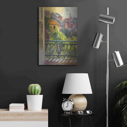 Luxe Metal Art 'French Window' by Allayn Stevens, Metal Wall Art,16x24