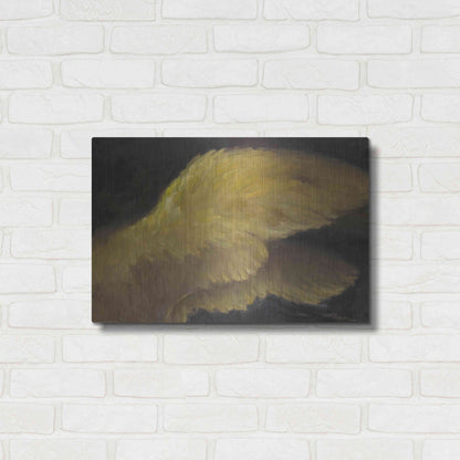Luxe Metal Art 'Golden Wings 1' by Allayn Stevens, Metal Wall Art,24x16