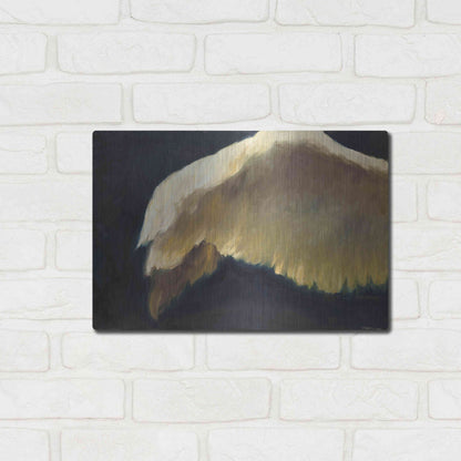 Luxe Metal Art 'Golden Wings 2' by Allayn Stevens, Metal Wall Art,16x12