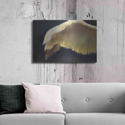 Luxe Metal Art 'Golden Wings 2' by Allayn Stevens, Metal Wall Art,36x24