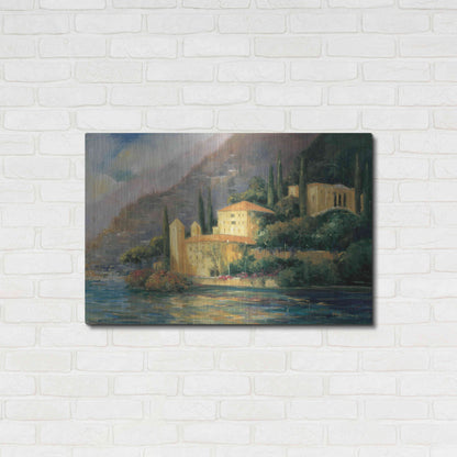 Luxe Metal Art 'Lake Villa' by Allayn Stevens, Metal Wall Art,36x24