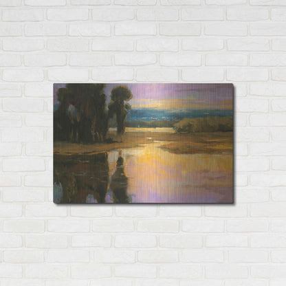 Luxe Metal Art 'Peaceful 1' by Allayn Stevens, Metal Wall Art,36x24