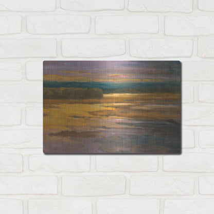 Luxe Metal Art 'Peaceful 2' by Allayn Stevens, Metal Wall Art,16x12