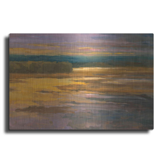 Luxe Metal Art 'Peaceful 2' by Allayn Stevens, Metal Wall Art