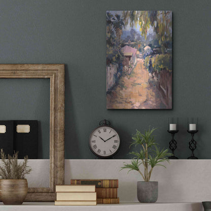Luxe Metal Art 'Coastal Path' by Allayn Stevens, Metal Wall Art,12x16