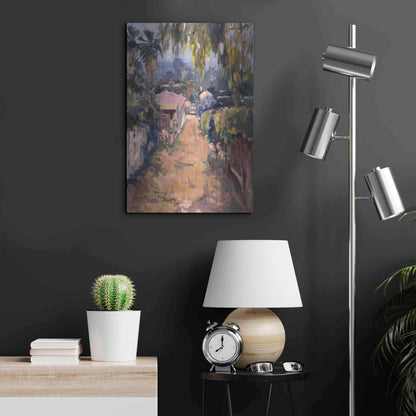 Luxe Metal Art 'Coastal Path' by Allayn Stevens, Metal Wall Art,16x24
