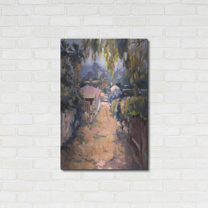 Luxe Metal Art 'Coastal Path' by Allayn Stevens, Metal Wall Art,24x36