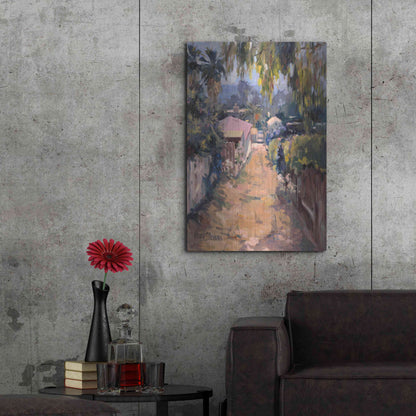 Luxe Metal Art 'Coastal Path' by Allayn Stevens, Metal Wall Art,24x36